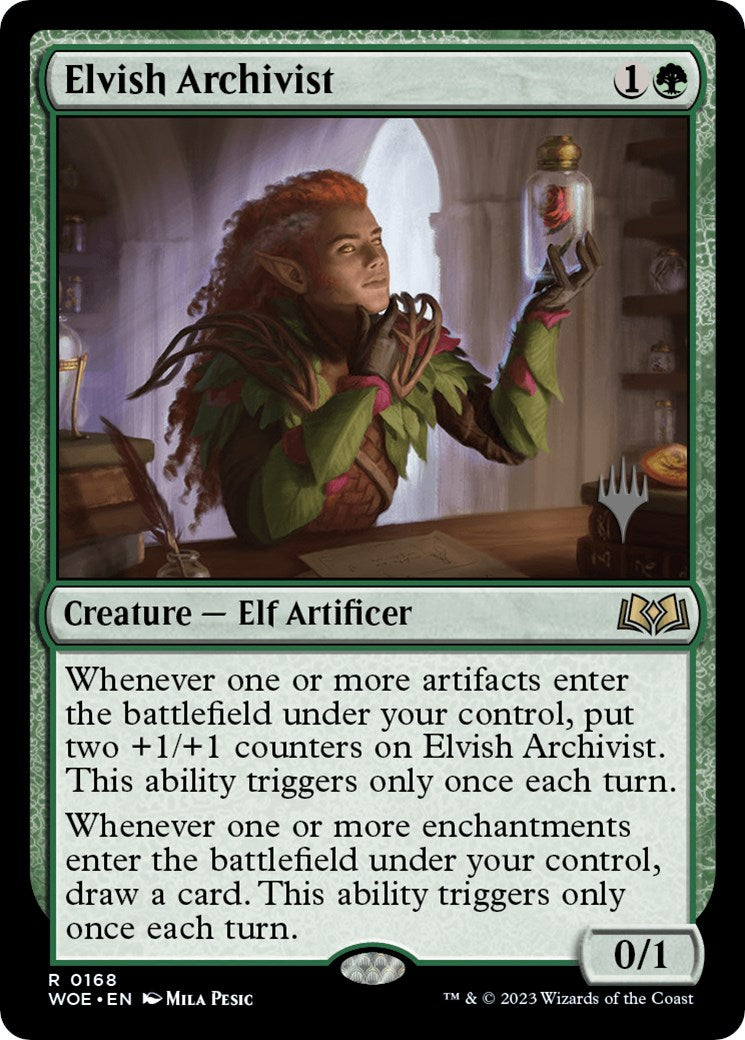 Elvish Archivist (Promo Pack) [Wilds of Eldraine Promos] | Gear Gaming Fayetteville