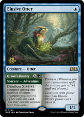 Elusive Otter // Grove's Bounty [Wilds of Eldraine Prerelease Promos] | Gear Gaming Fayetteville