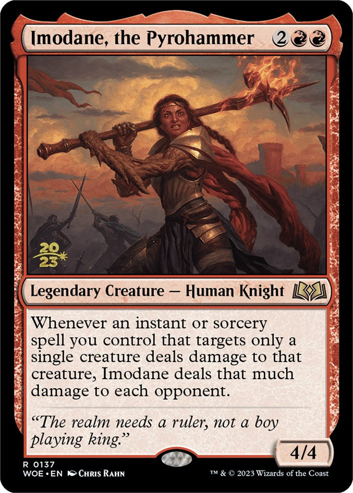 Imodane, the Pyrohammer [Wilds of Eldraine Prerelease Promos] | Gear Gaming Fayetteville