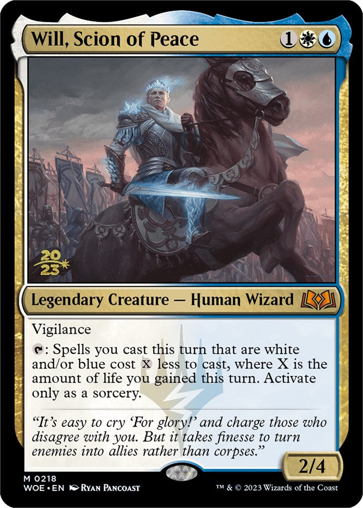 Will, Scion of Peace [Wilds of Eldraine Prerelease Promos] | Gear Gaming Fayetteville