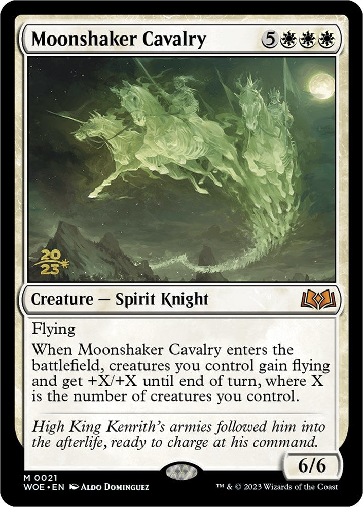 Moonshaker Cavalry [Wilds of Eldraine Prerelease Promos] | Gear Gaming Fayetteville