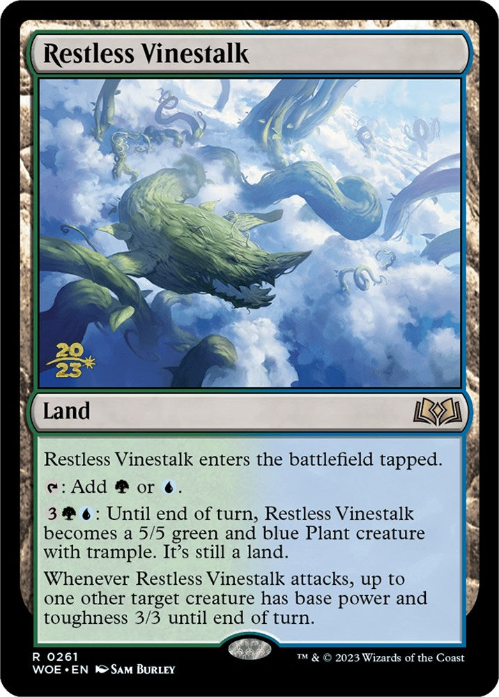 Restless Vinestalk [Wilds of Eldraine Prerelease Promos] | Gear Gaming Fayetteville