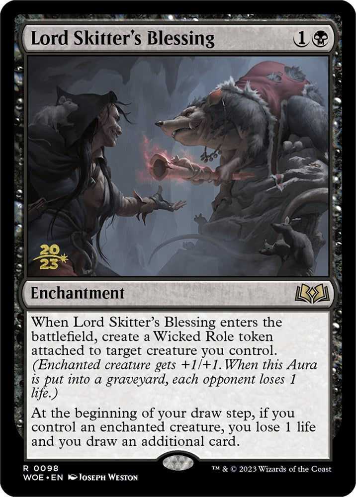 Lord Skitter's Blessing [Wilds of Eldraine Prerelease Promos] | Gear Gaming Fayetteville