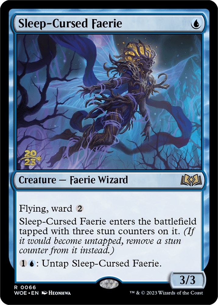 Sleep-Cursed Faerie [Wilds of Eldraine Prerelease Promos] | Gear Gaming Fayetteville