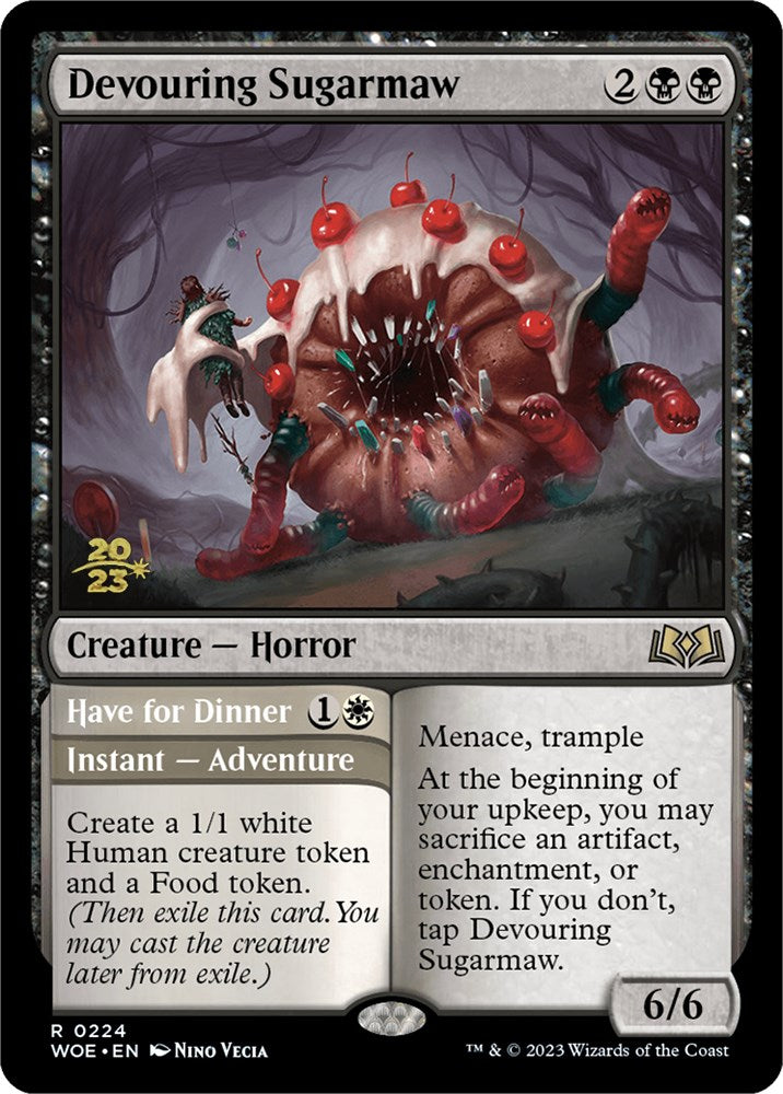 Devouring Sugarmaw // Have for Dinner(Promo Pack) [Wilds of Eldraine Promos] | Gear Gaming Fayetteville