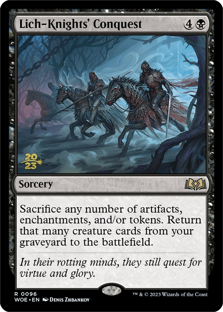 Lich-Knights' Conquest [Wilds of Eldraine Prerelease Promos] | Gear Gaming Fayetteville