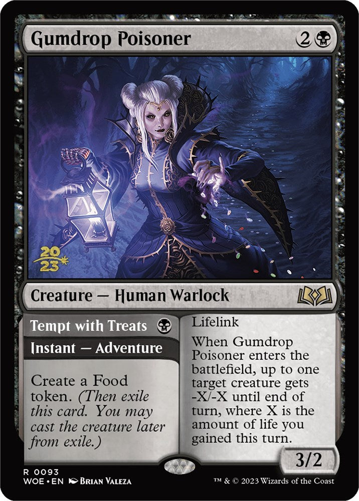 Gumdrop Poisoner // Tempt with Treats [Wilds of Eldraine Prerelease Promos] | Gear Gaming Fayetteville