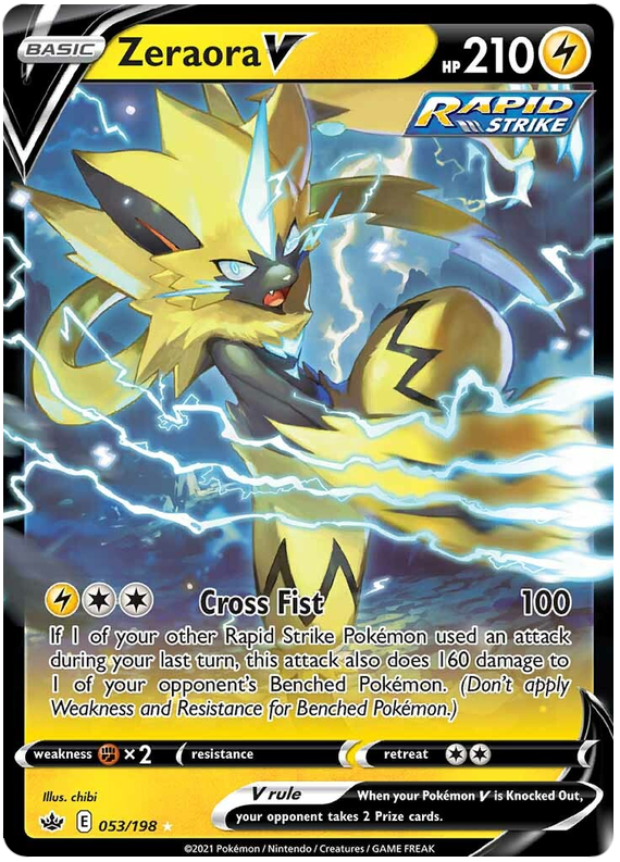 Zeraora V (053/198) [Sword & Shield: Chilling Reign] | Gear Gaming Fayetteville