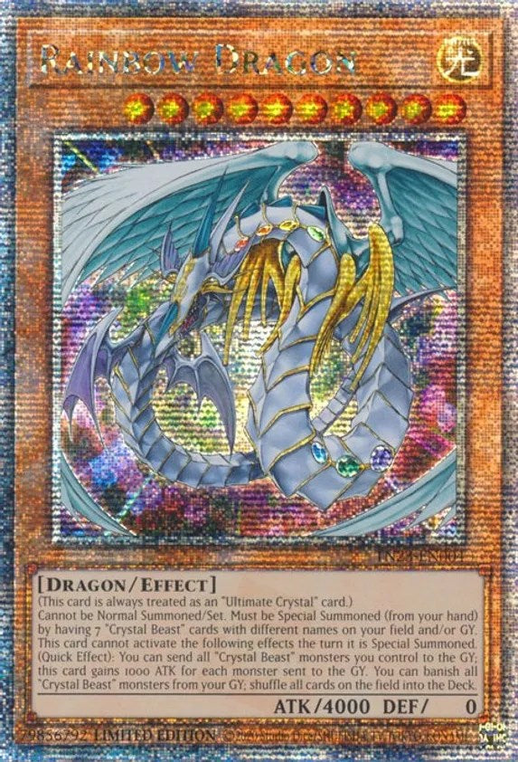 Rainbow Dragon [TN23-EN004] Quarter Century Secret Rare | Gear Gaming Fayetteville