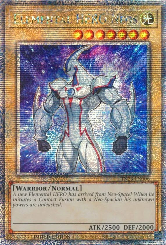 Elemental HERO Neos [TN23-EN006] Quarter Century Secret Rare | Gear Gaming Fayetteville