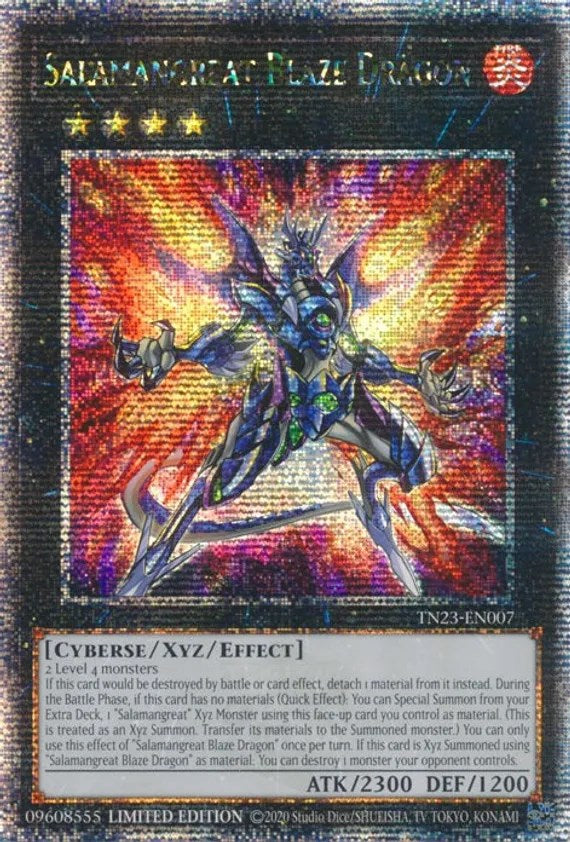 Salamangreat Blaze Dragon [TN23-EN007] Quarter Century Secret Rare | Gear Gaming Fayetteville