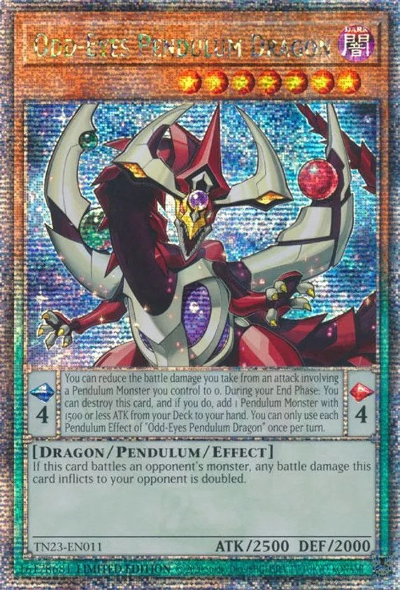 Odd-Eyes Pendulum Dragon [TN23-EN011] Quarter Century Secret Rare | Gear Gaming Fayetteville