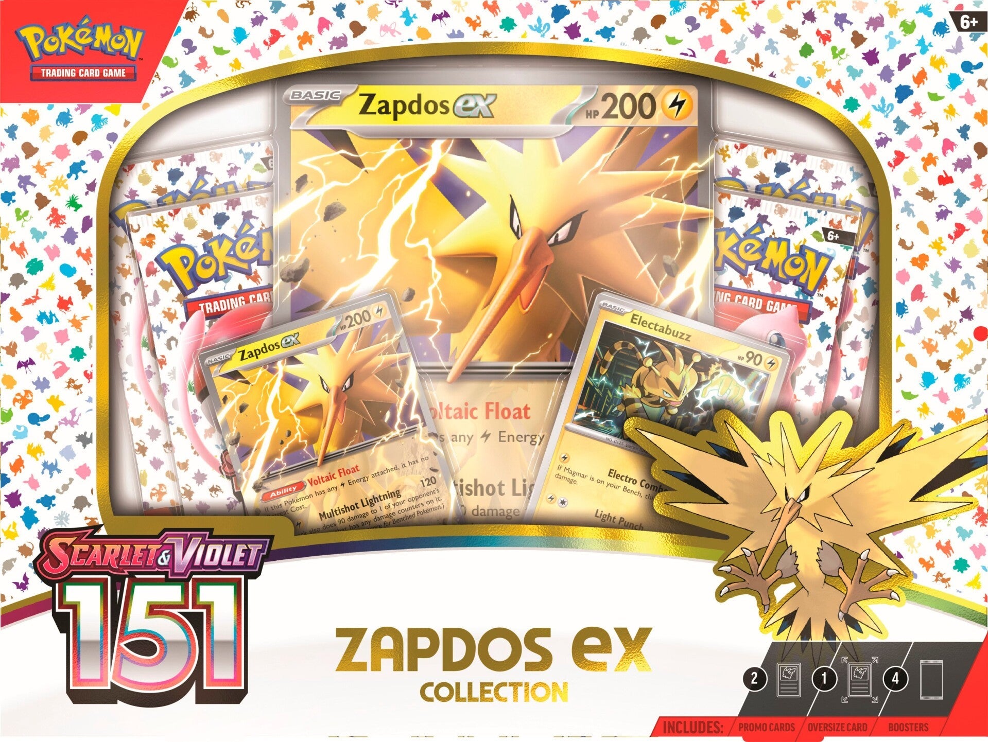 Scarlet & Violet: 151 - Zapdos ex Box | Gear Gaming Fayetteville