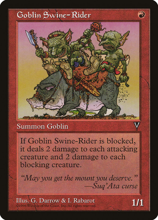 Goblin Swine-Rider [Visions] | Gear Gaming Fayetteville