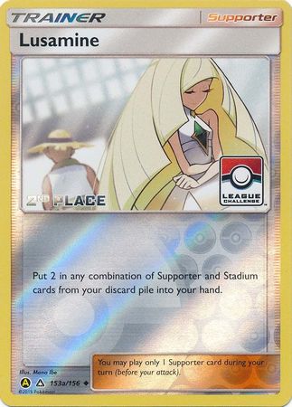 Lusamine (153a/156) (League Challenge Alt Art 2nd Place) [Sun & Moon: Ultra Prism] | Gear Gaming Fayetteville