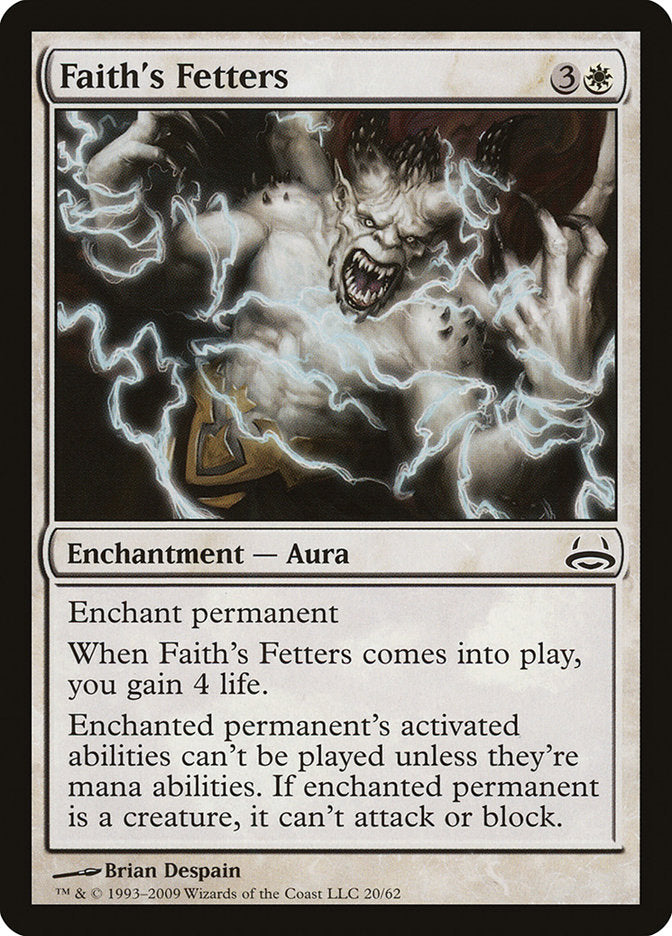 Faith's Fetters [Duel Decks: Divine vs. Demonic] | Gear Gaming Fayetteville