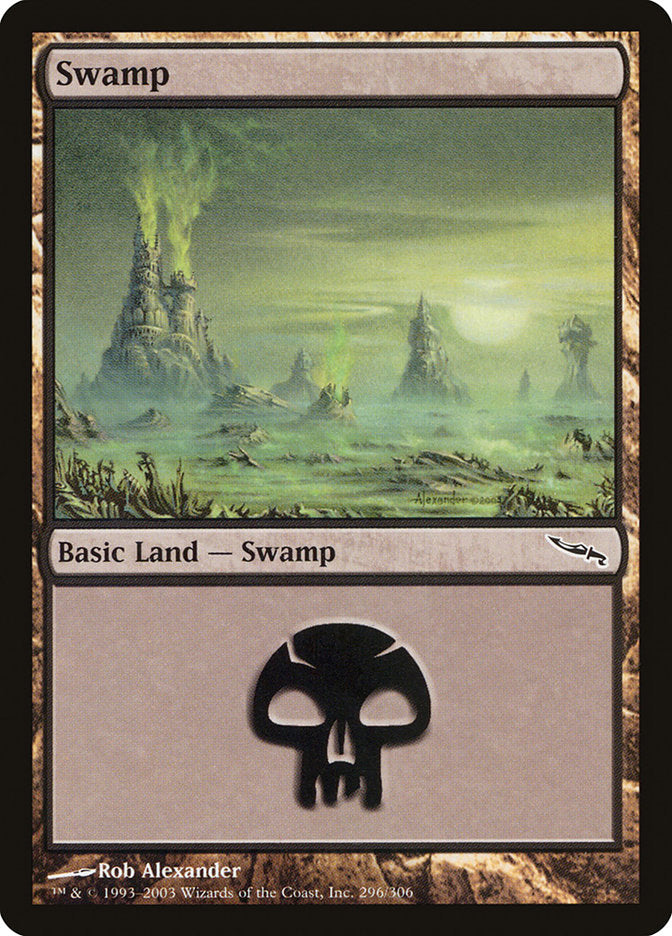 Swamp (296) [Mirrodin] | Gear Gaming Fayetteville