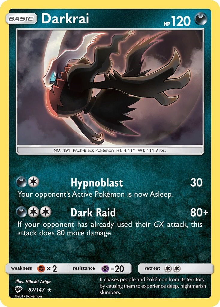 Darkrai (87/147) [Sun & Moon: Burning Shadows] | Gear Gaming Fayetteville