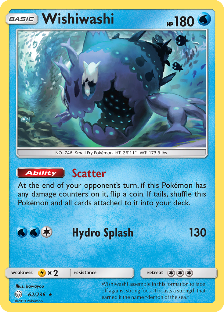 Wishiwashi (62/236) [Sun & Moon: Cosmic Eclipse] | Gear Gaming Fayetteville