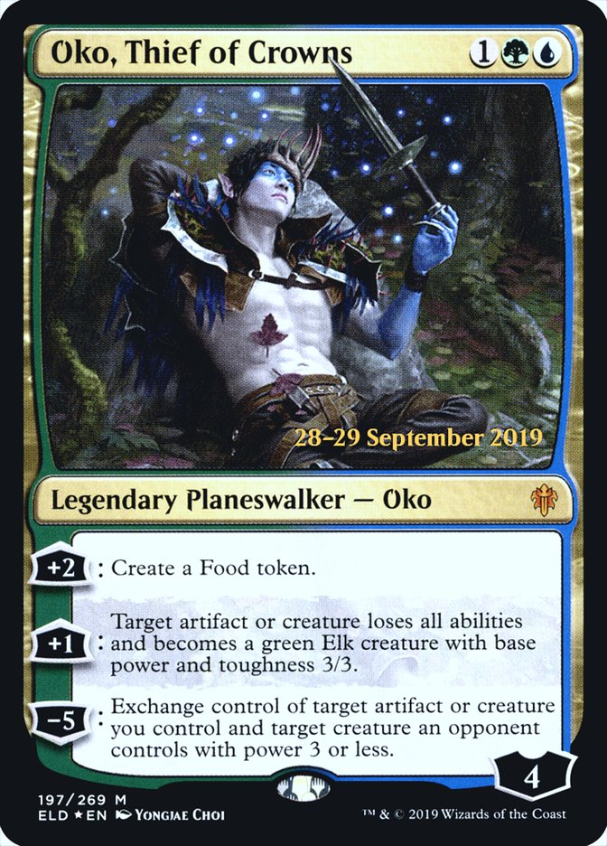 Oko, Thief of Crowns [Throne of Eldraine Prerelease Promos] | Gear Gaming Fayetteville