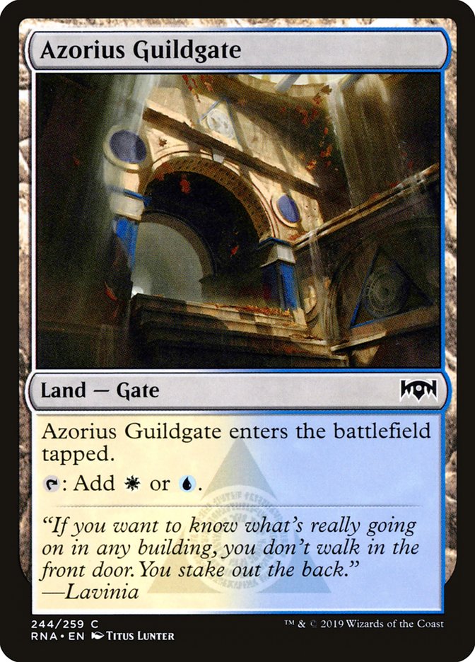 Azorius Guildgate (244/259) [Ravnica Allegiance] | Gear Gaming Fayetteville