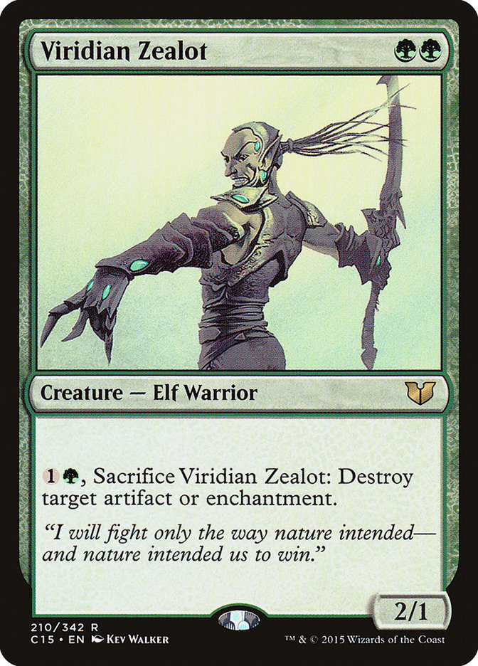 Viridian Zealot [Commander 2015] | Gear Gaming Fayetteville