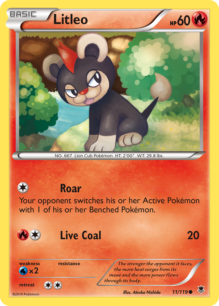 Litleo (11/119) [XY: Phantom Forces] | Gear Gaming Fayetteville