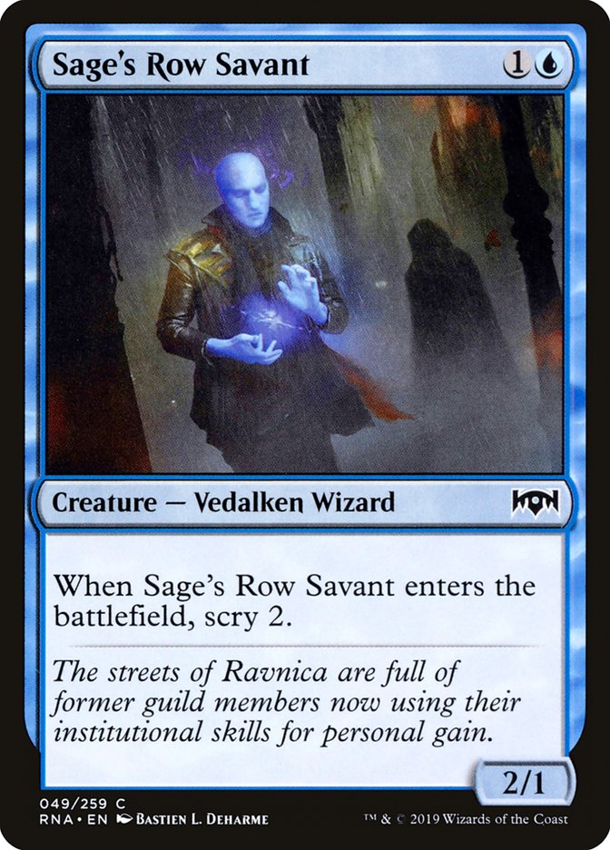 Sage's Row Savant [Ravnica Allegiance] | Gear Gaming Fayetteville