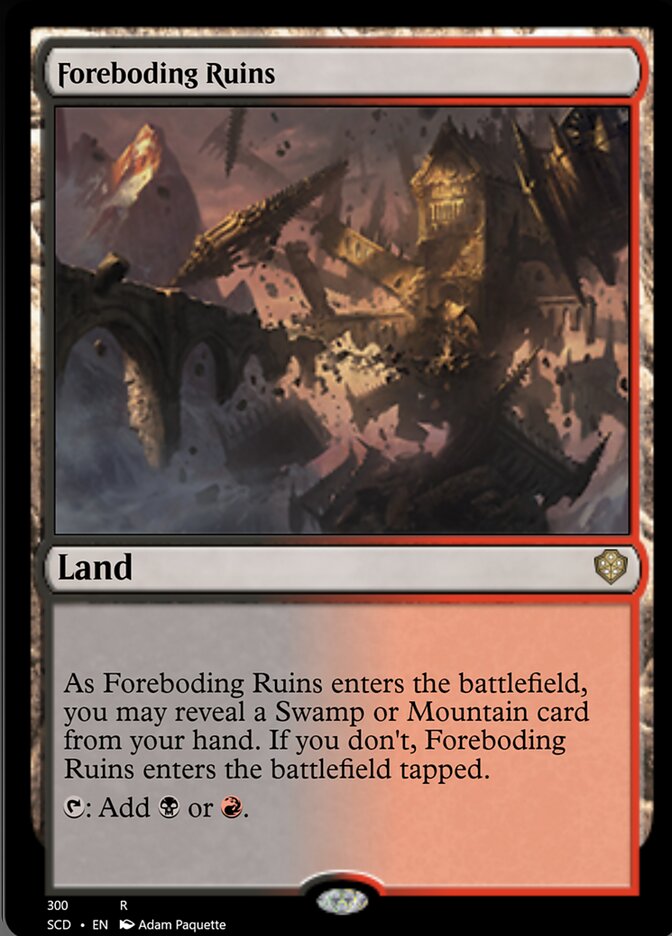 Foreboding Ruins [Starter Commander Decks] | Gear Gaming Fayetteville