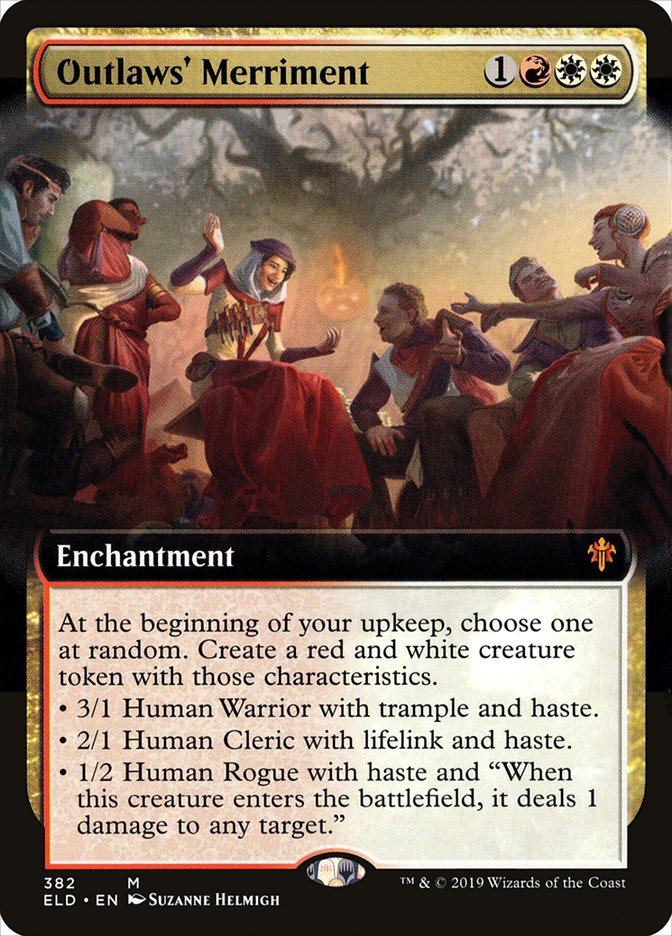 Outlaws' Merriment (Extended Art) [Throne of Eldraine] | Gear Gaming Fayetteville