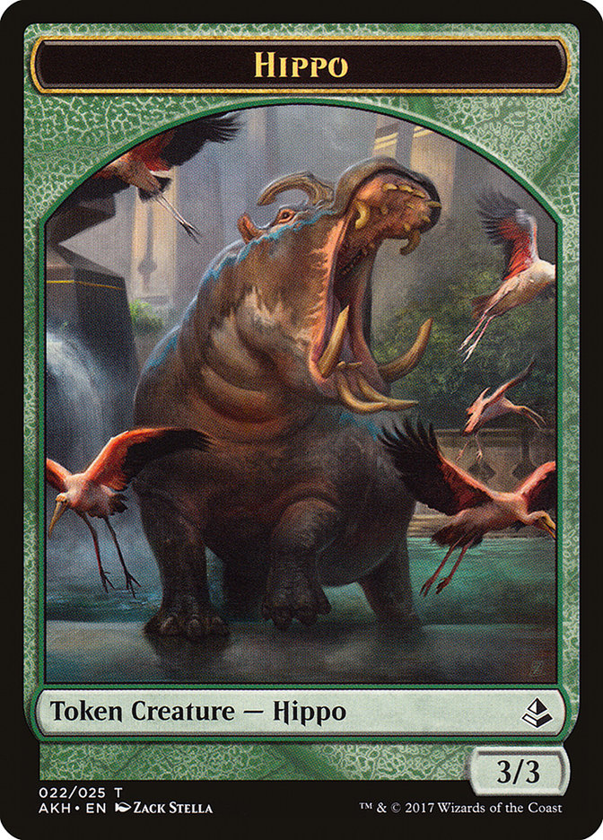 Hippo Token [Amonkhet Tokens] | Gear Gaming Fayetteville