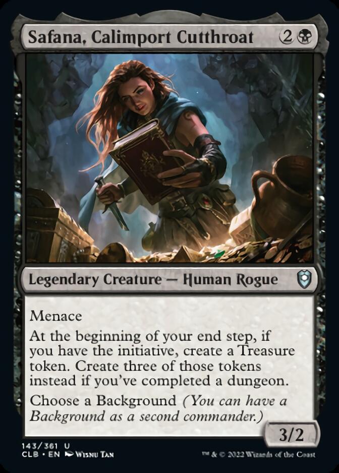 Safana, Calimport Cutthroat [Commander Legends: Battle for Baldur's Gate] | Gear Gaming Fayetteville