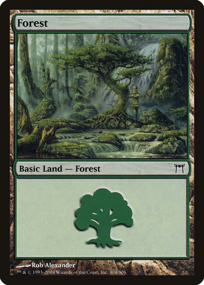 Forest (304) [Champions of Kamigawa] | Gear Gaming Fayetteville