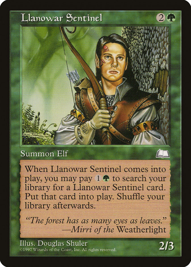 Llanowar Sentinel [Weatherlight] | Gear Gaming Fayetteville