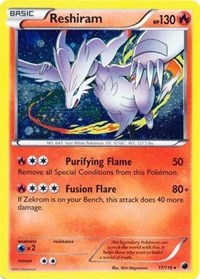 Reshiram (17/116) (Cosmos Holo) [Black & White: Plasma Freeze] | Gear Gaming Fayetteville