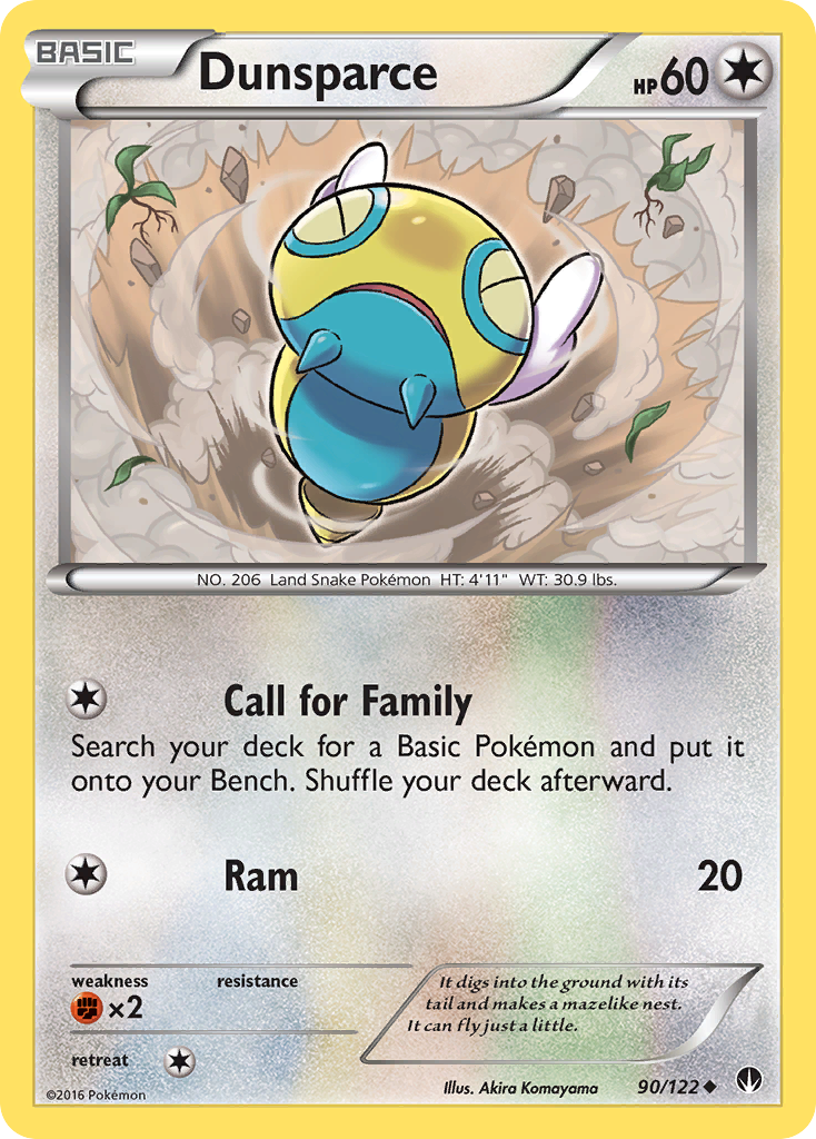 Dunsparce (90/122) [XY: BREAKpoint] | Gear Gaming Fayetteville