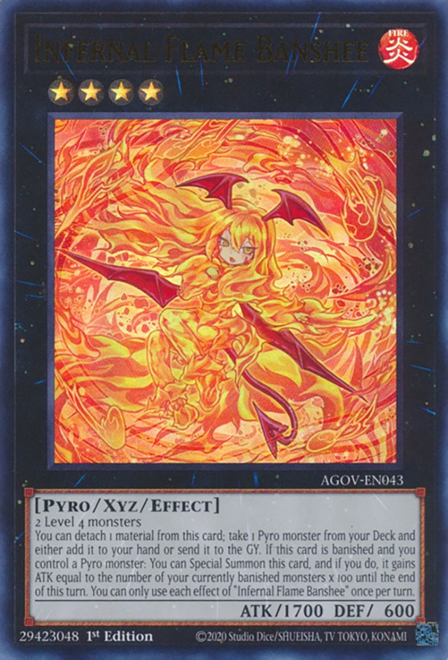 Infernal Flame Banshee [AGOV-EN043] Ultra Rare | Gear Gaming Fayetteville