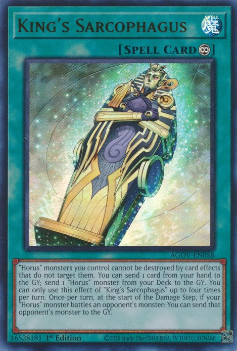 King's Sarcophagus [AGOV-EN058] Ultra Rare | Gear Gaming Fayetteville