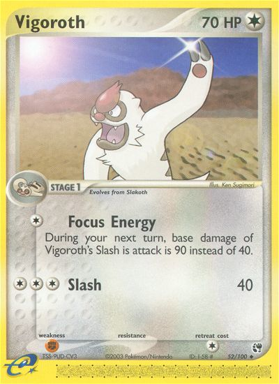 Vigoroth (52/100) [EX: Sandstorm] | Gear Gaming Fayetteville