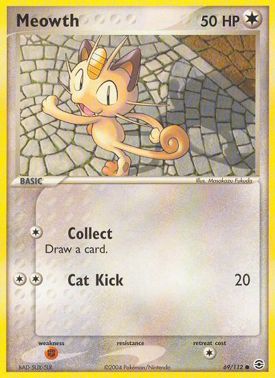 Meowth (69/112) [EX: FireRed & LeafGreen] | Gear Gaming Fayetteville