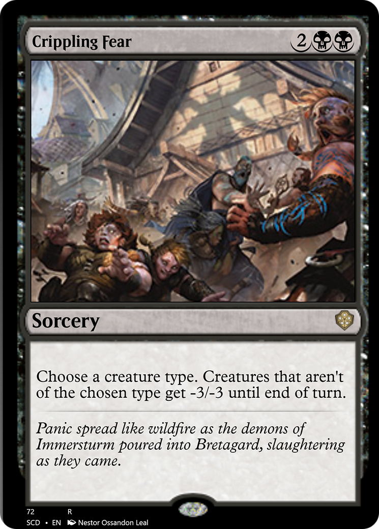 Crippling Fear [Starter Commander Decks] | Gear Gaming Fayetteville