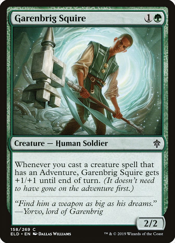 Garenbrig Squire [Throne of Eldraine] | Gear Gaming Fayetteville