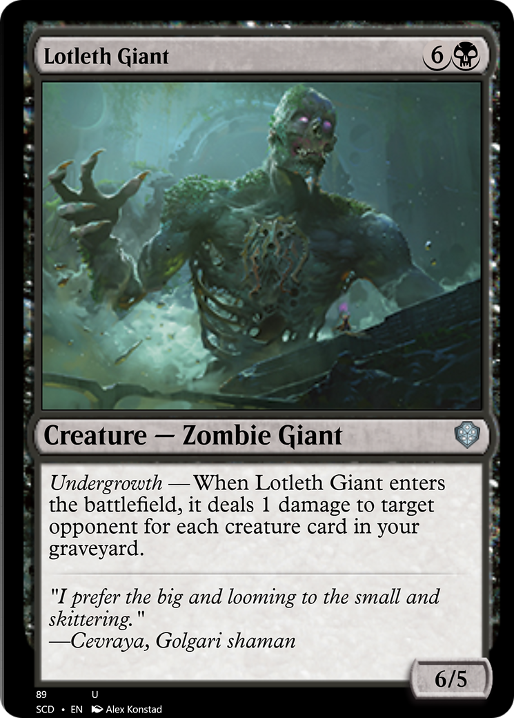 Lotleth Giant [Starter Commander Decks] | Gear Gaming Fayetteville