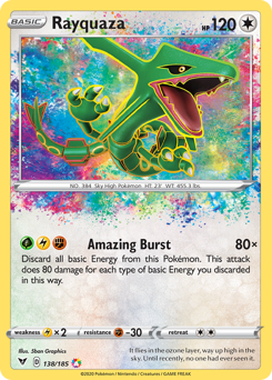Rayquaza (138/185) [Sword & Shield: Vivid Voltage] | Gear Gaming Fayetteville