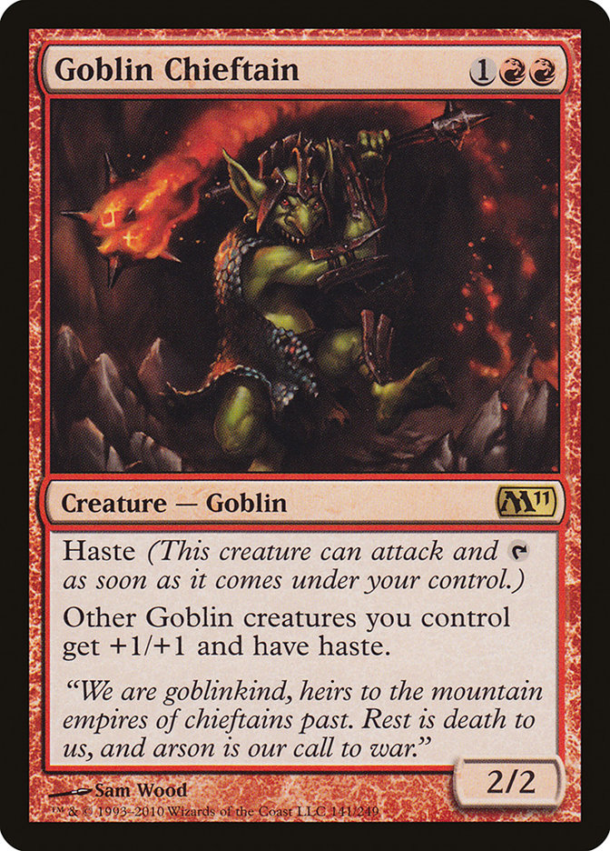 Goblin Chieftain [Magic 2011] | Gear Gaming Fayetteville