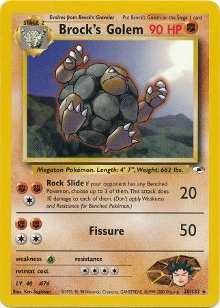 Brock's Golem (20/132) [Gym Heroes Unlimited] | Gear Gaming Fayetteville