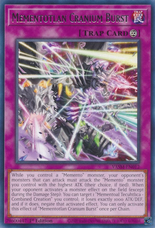 Mementotlan Cranium Burst [VASM-EN012] Rare | Gear Gaming Fayetteville