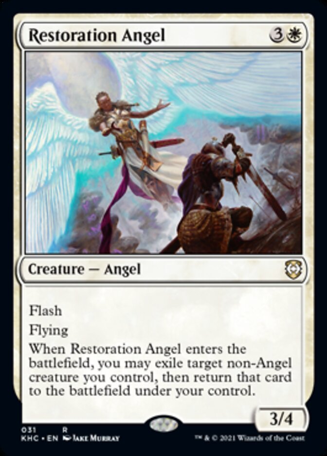 Restoration Angel [Kaldheim Commander] | Gear Gaming Fayetteville