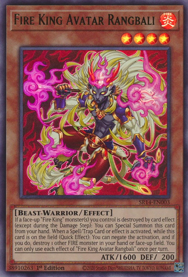 Fire King Avatar Rangbali [SR14-EN003] Ultra Rare | Gear Gaming Fayetteville