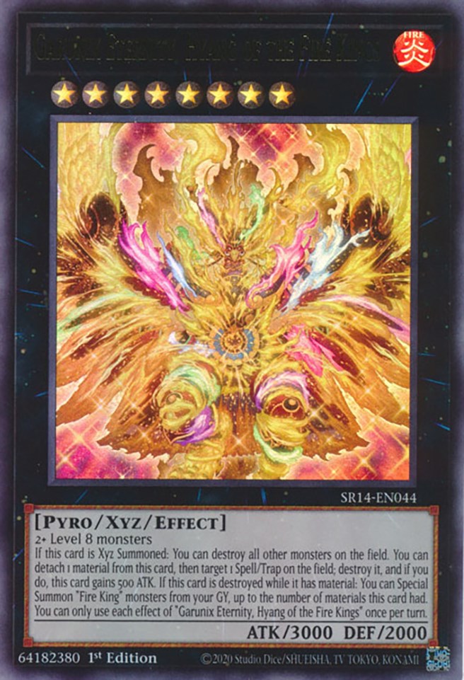 Garunix Eternity, Hyang of the Fire Kings [SR14-EN044] Ultra Rare | Gear Gaming Fayetteville